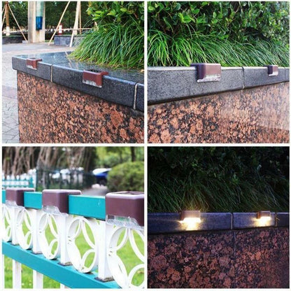LZINA™ | Waterproof Stair Solar Lights for Outdoors (4 pieces)