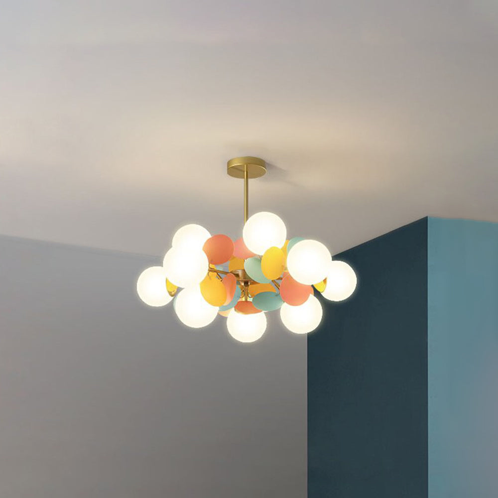 BowLift | Flower Branch Chandelier Living Room