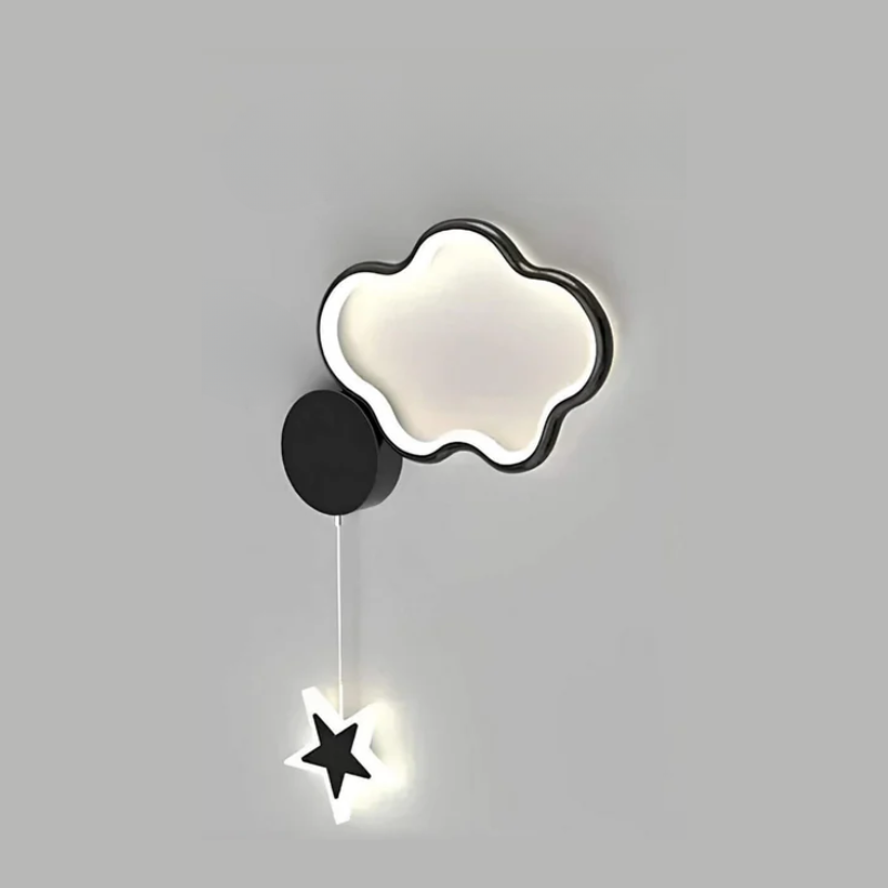 BowLift DreamLight: Enchanting Wall Lamp with Clouds, Stars and Moon