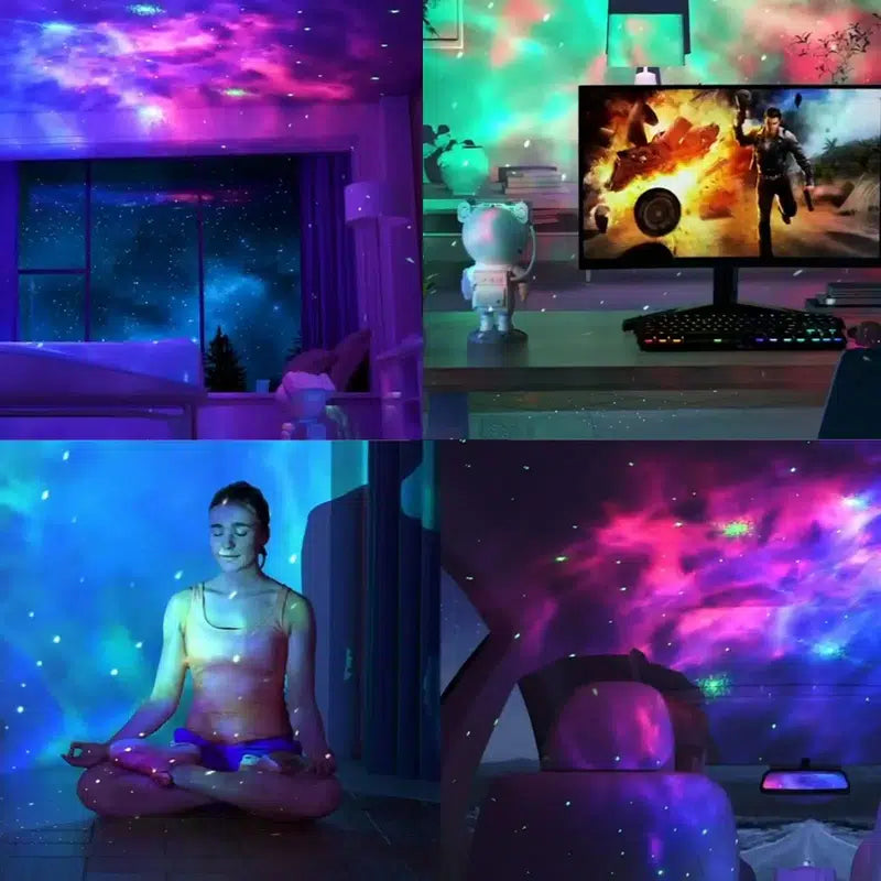 BowLift Astronaut Galaxy Projector — Multi-Mode Galaxy Night Light with Remote Control