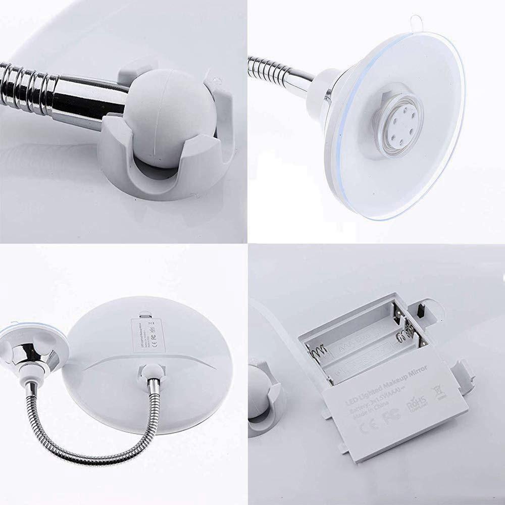 BowLift | 10x Zoom LED Makeup Mirror