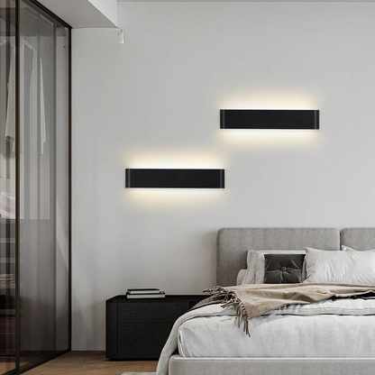 BowLift Nordic LED Wall Light - Modern Brushed Aluminum Indoor Wall Fixture