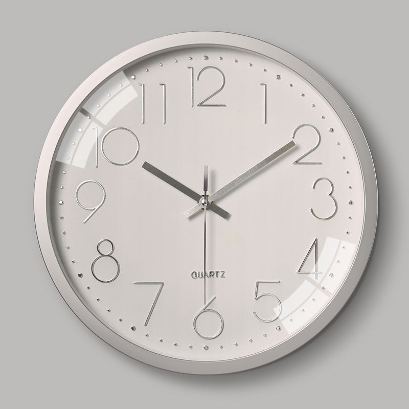 BowLift | Simple Design 3D Silent Classroom Wall Clock 30 cm
