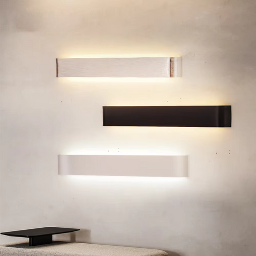 BowLift Nordic LED Wall Light - Modern Brushed Aluminum Indoor Wall Fixture