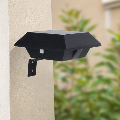 LZINA™ | Solar UFO Shape Design Fence Light LED Outdoor Wall Lamp