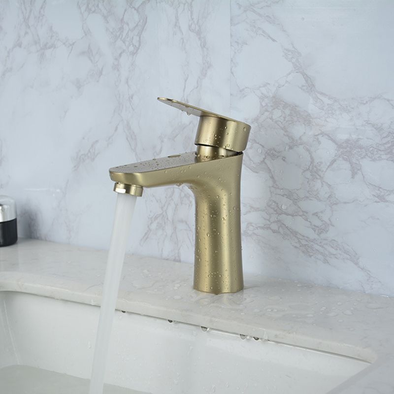 BowLift | Modern Basin Tap Monochrome Center Mount Low Arc Faucet for Bathroom