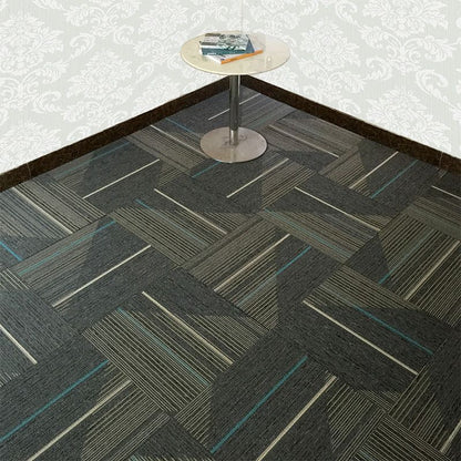 BowLift | Dark Color Level Loop Carpet Tile Non-Slip Self-Adhesive Indoor Office Carpet Tiles