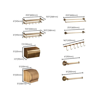 BowLift | Vintage Bronze Bathroom Set Traditional Bathroom Accessories as Individual Piece or as Set
