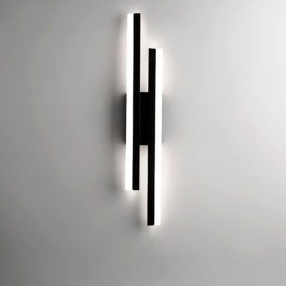 BowLift | Alana Modern LED Wall Light - Elegant Black/Gold Wall Lighting for Living Room and Bedroom