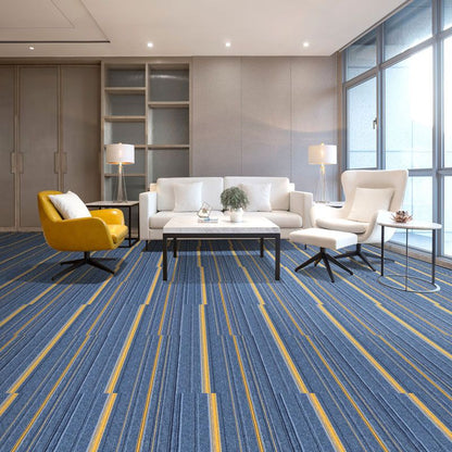 BowLift | Dark Color Level Loop Carpet Tile Non-Slip Self-Adhesive Indoor Office Carpet Tiles