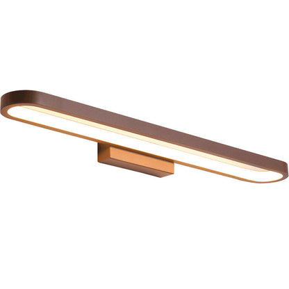 BowLift Leigh Modern Linear Wall Light – Gold Metal Fixture for Bedroom or Bathroom