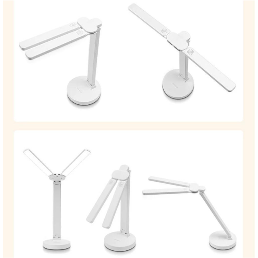 BowLift Adjustable Reading Lamp — Rechargeable, Dimmable, and Perfect for Your Phone Table