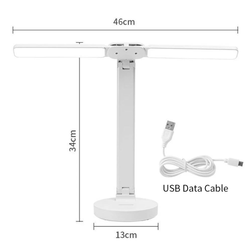 BowLift Adjustable Reading Lamp — Rechargeable, Dimmable, and Perfect for Your Phone Table