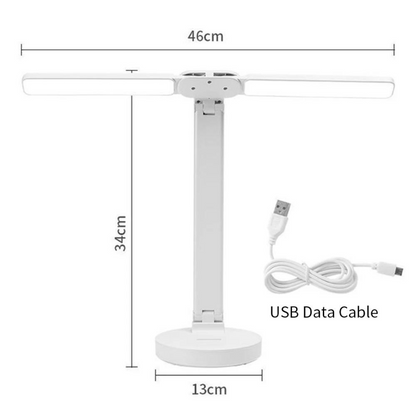 BowLift Adjustable Reading Lamp — Rechargeable, Dimmable, and Perfect for Your Phone Table