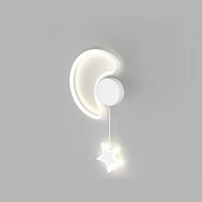 BowLift DreamLight: Enchanting Wall Lamp with Clouds, Stars and Moon