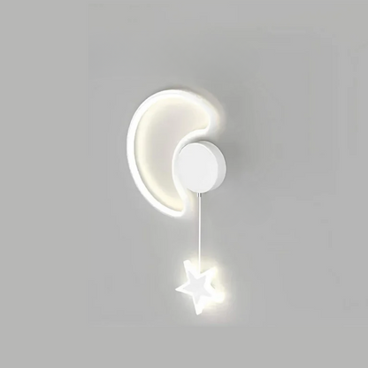 BowLift DreamLight: Enchanting Wall Lamp with Clouds, Stars and Moon