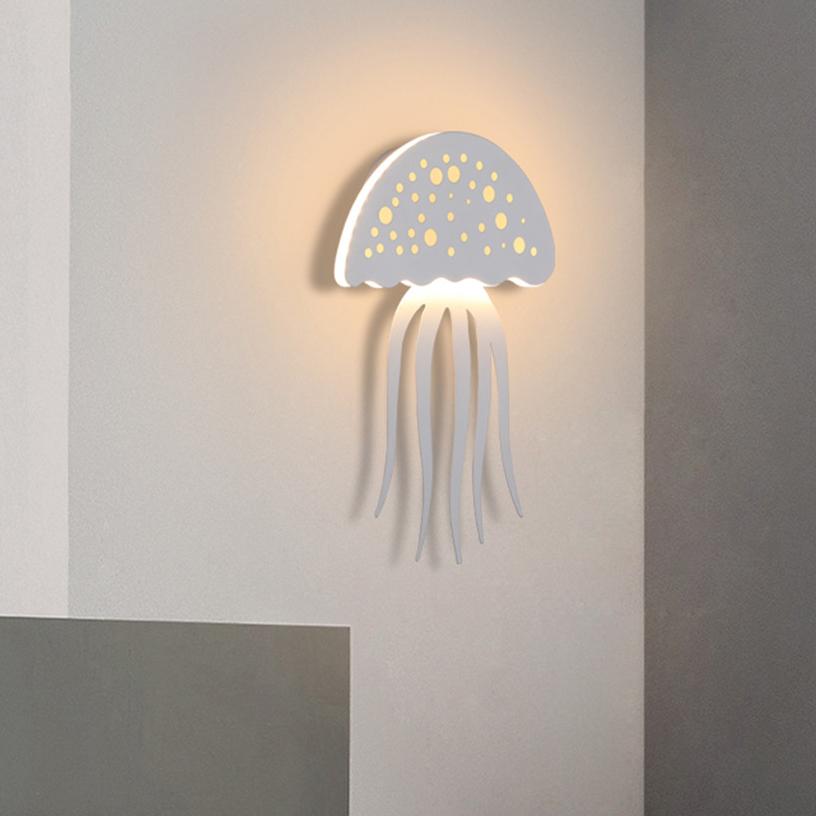 BowLift Modern Jellyfish LED Wall Light — 1-Light, Creative Design