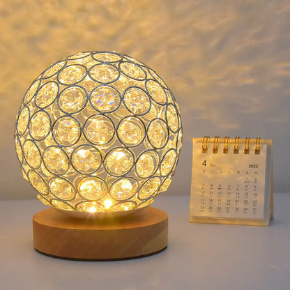 BowLift | Sleek Minimalist Round USB-Rechargeable LED Night Light Table Lamp