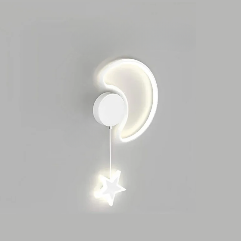BowLift DreamLight: Enchanting Wall Lamp with Clouds, Stars and Moon