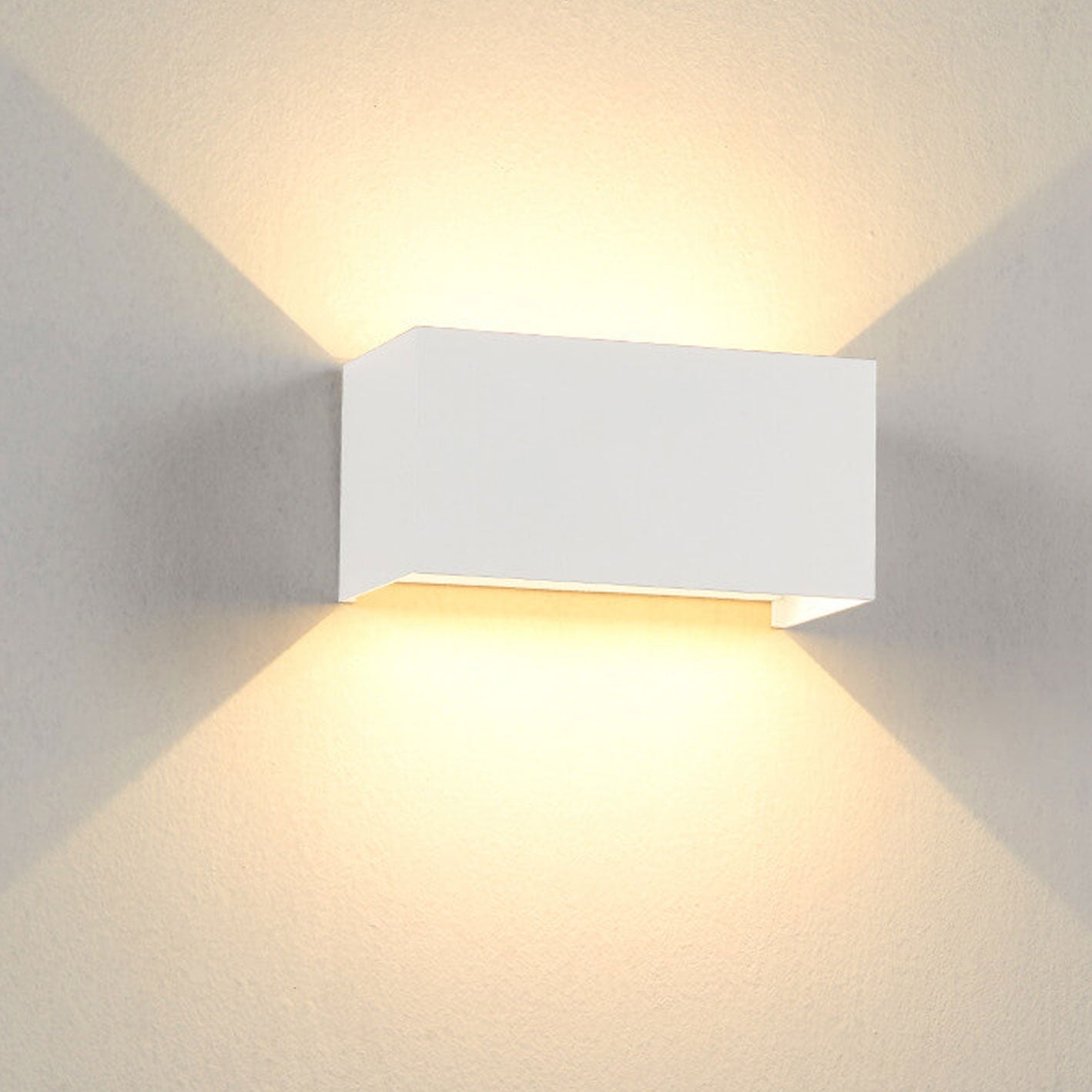 LZINA™ | Modern waterproof rectangular LED wall light for outdoor use with up and down lighting