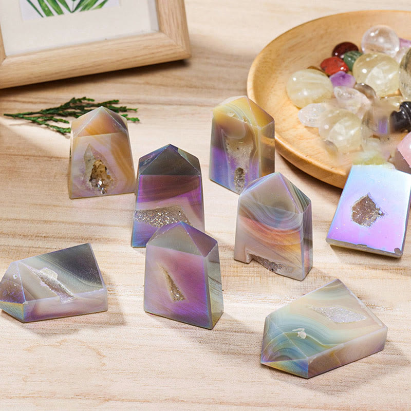 LZINA™ |Angel Aura Quartz Crystal Sticks Gemstone Decor