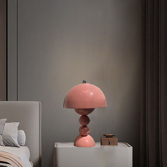 BowLift | Modern Luxury Table Lamp in Green Pumpkin Ceramic, One-Light Design – Perfect for Nightstands, Living Room, Bedroom, and Office
