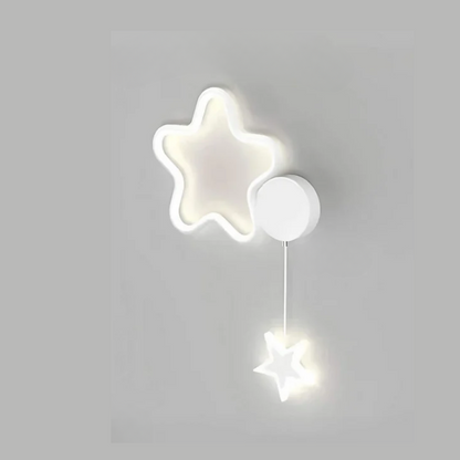 BowLift DreamLight: Enchanting Wall Lamp with Clouds, Stars and Moon