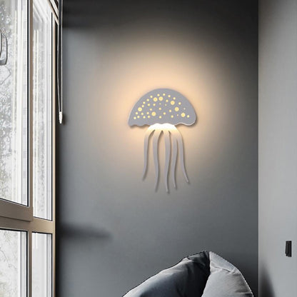 BowLift Modern Jellyfish LED Wall Light — 1-Light, Creative Design