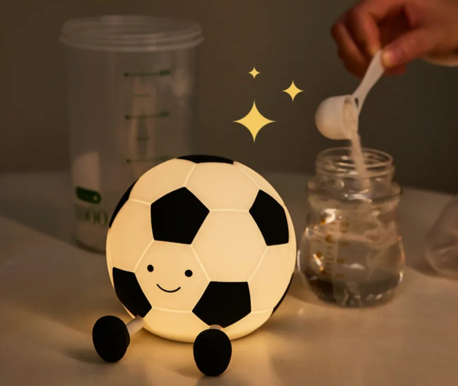 LZINA™ | Rechargeable Soccer Ball Silicone Night Light – GlowKick