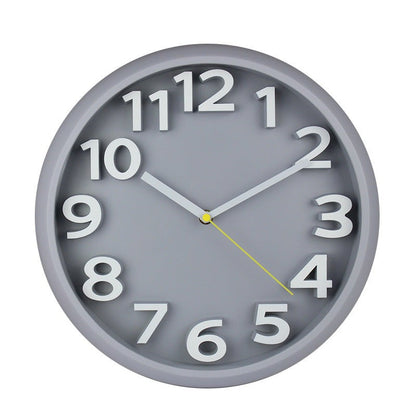 BowLift | 3D Large Number Silent Wall Clocks 12.5 Inch Battery Operated