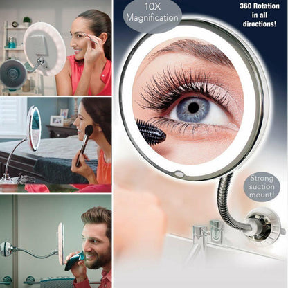 BowLift | Magnifying Makeup Mirror with LED Light