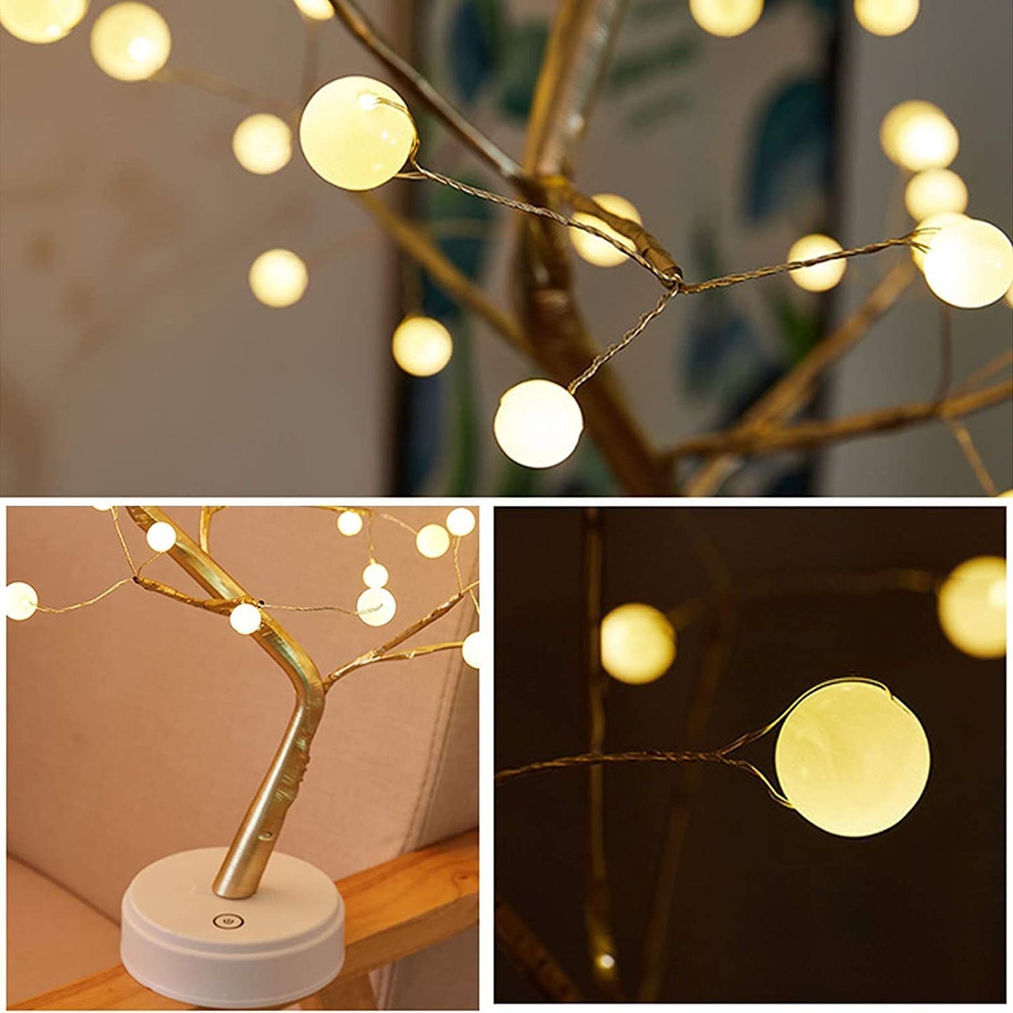 LZINA™ | Spirit Tree Sparkly Night Light