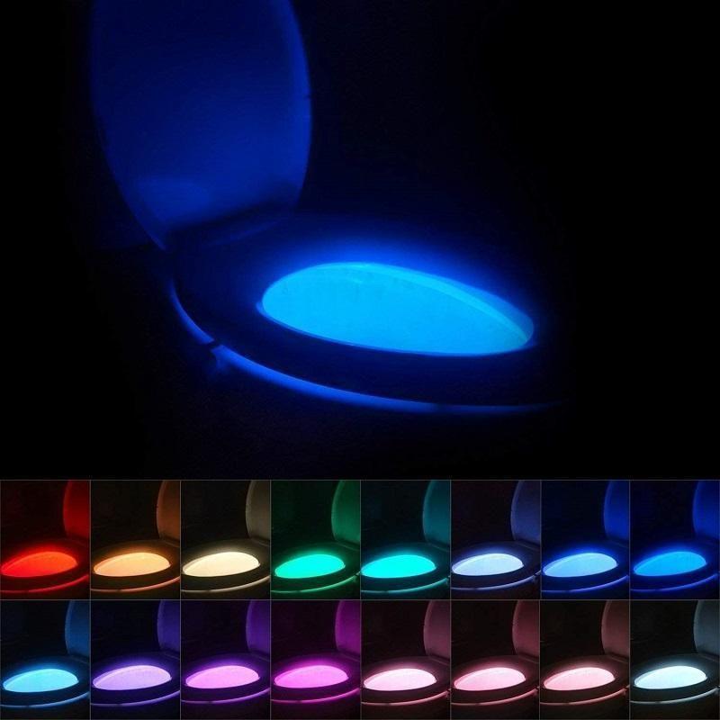 LZINA™ | Toilet Cover Sensor Light Multi-function Toilet Night Light