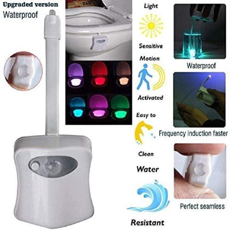LZINA™ | Toilet Cover Sensor Light Multi-function Toilet Night Light