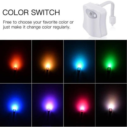 LZINA™ | Toilet Cover Sensor Light Multi-function Toilet Night Light