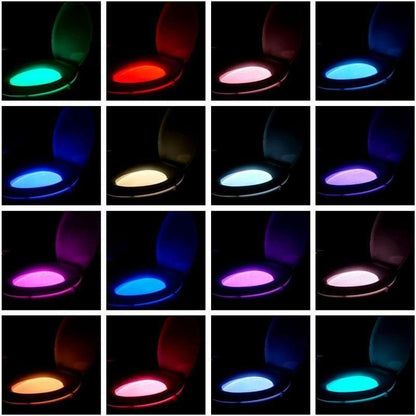 LZINA™ | Toilet Cover Sensor Light Multi-function Toilet Night Light