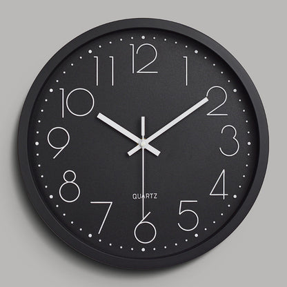 BowLift | Simple Design 3D Silent Classroom Wall Clock 30 cm