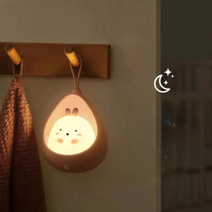 LZINA™ | PurrLight – Cute Animal Night Light LED Bedside Lamp for Kids