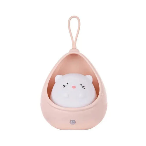 LZINA™ | PurrLight – Cute Animal Night Light LED Bedside Lamp for Kids