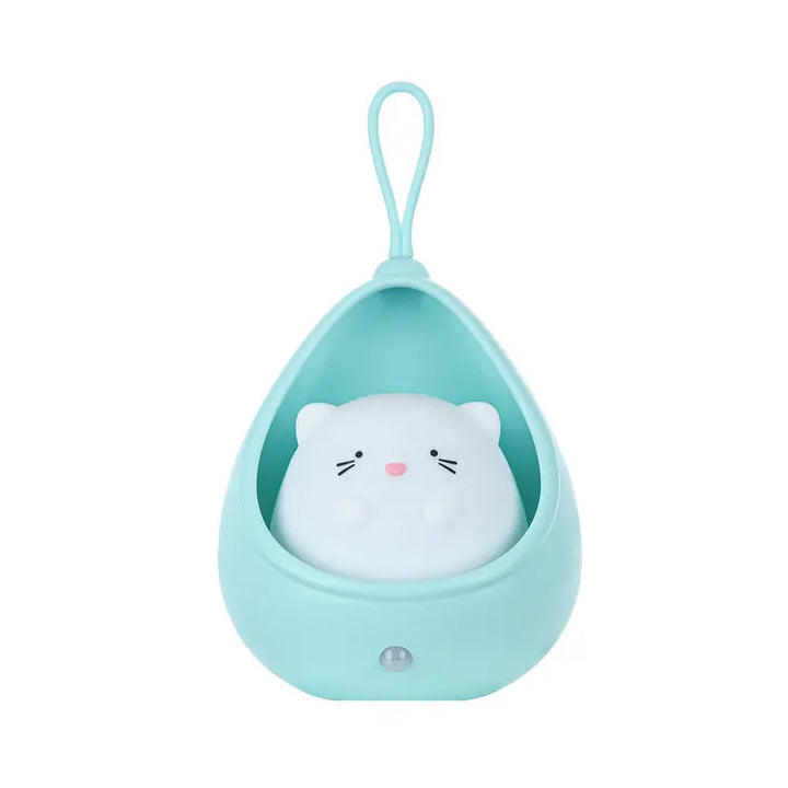 LZINA™ | PurrLight – Cute Animal Night Light LED Bedside Lamp for Kids