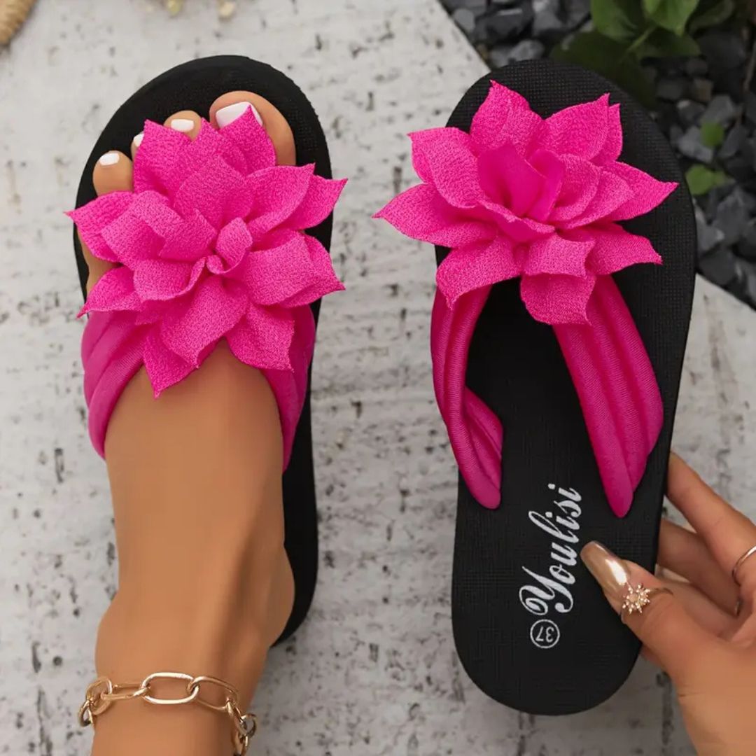 Floriva – Women's Floral Flip-Flops