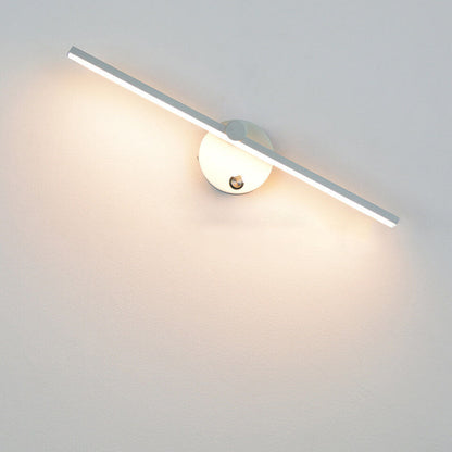 BowLift Nordic Minimalist Aluminium Long Bar LED Mirror Wall Light with Switch