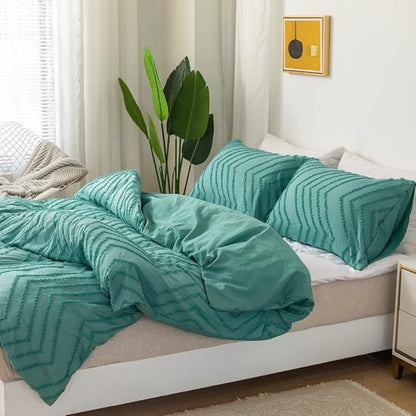 BowLift | Chevron Plush Quilt Cover | 3pcs Set