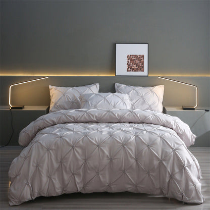 BowLift 丨 Embroidered Craft Three-piece Bedding Set (Pillowcase & Quilt Cover)