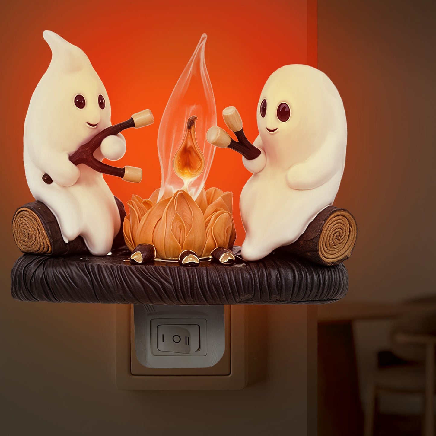 LZINA™ | Halloween Ghost Campfire Night Light