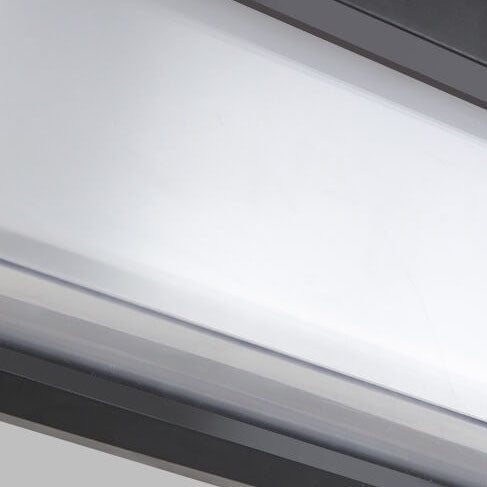 LZINA™ | Modern Minimalist Solar Rectangle PC LED Outdoor Wall Light Lamp For Outdoor Patio
