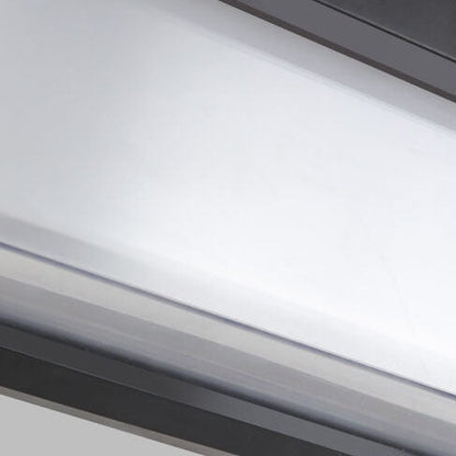 LZINA™ | Modern Minimalist Solar Rectangle PC LED Outdoor Wall Light Lamp For Outdoor Patio