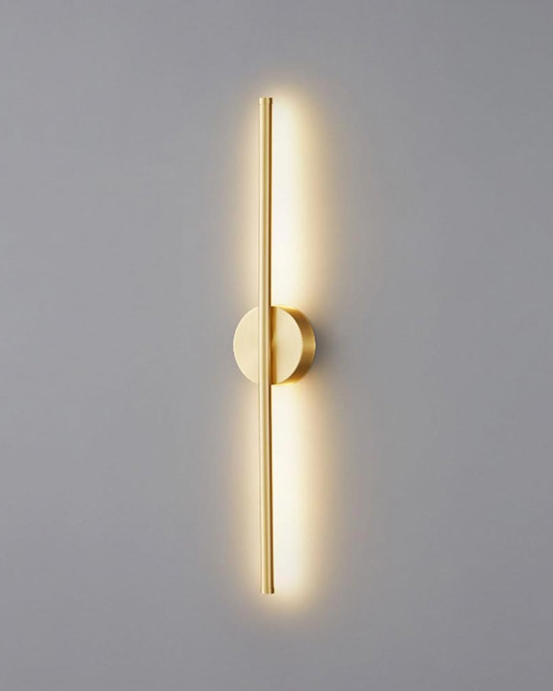 BowLift | Sleek, Contemporary Linear LED Wall Lamp in Gold Finish