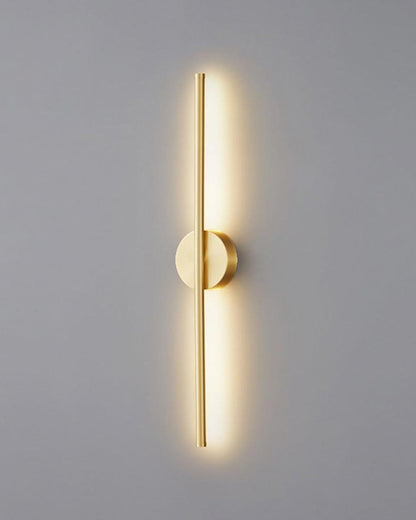 BowLift | Sleek, Contemporary Linear LED Wall Lamp in Gold Finish