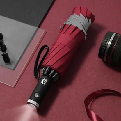 LZINA™ | Automatic foldable umbrella with reflective edge